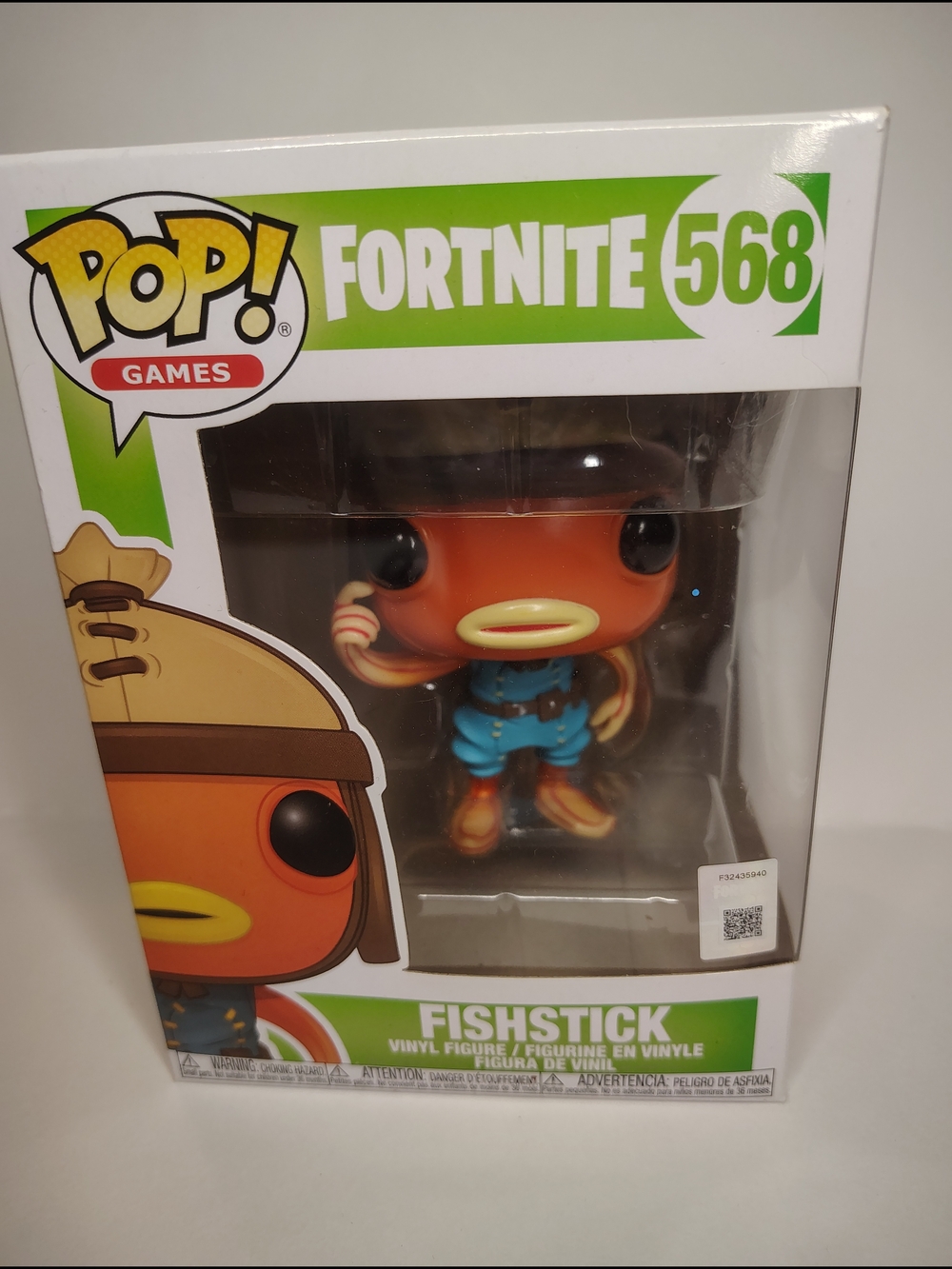 Funko Games Fortnite Fishstick Vinyl Figure - Orange & Blue